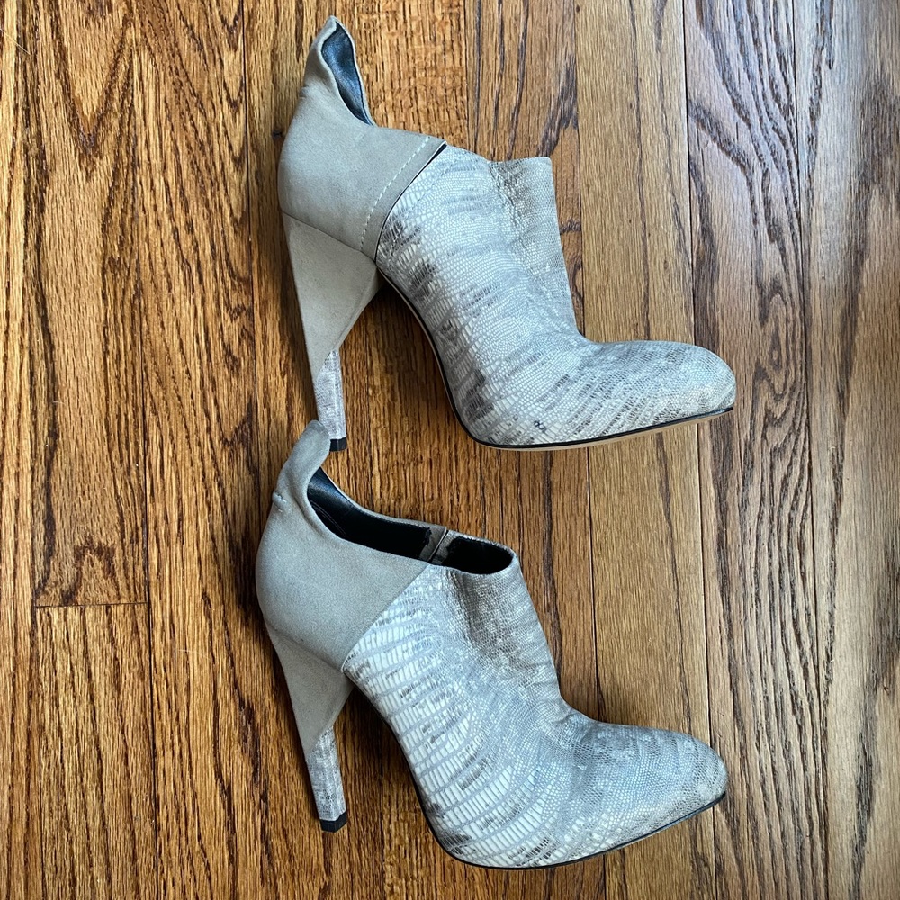Alexander Wang Snakeskin Booties